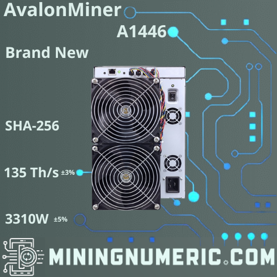 Canaan AvalonMiner A1446 Brand New